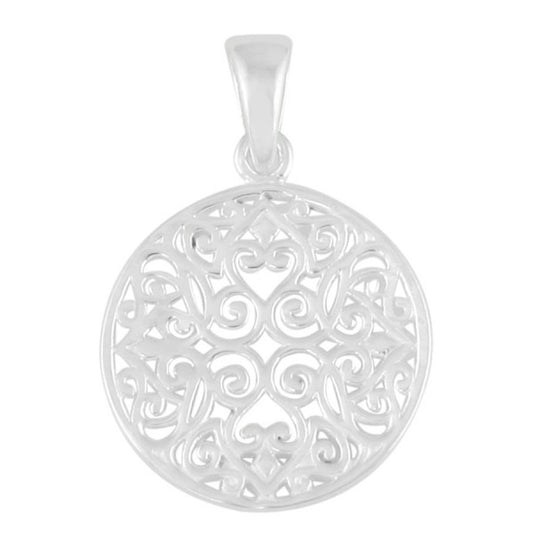 Southern Gates®  Extra Small Round Scroll Pendant