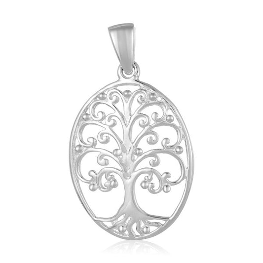Southern Gates® Oval Oak Tree Pendant