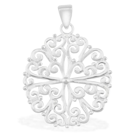 Southern Gates® Ornamental Round Filagree Pendant