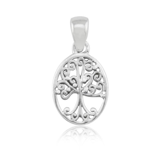 Southern Gates® Mini Oval Oak Tree Pendant