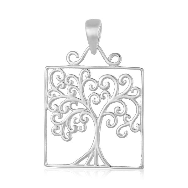 Southern Gates® Square Oak Tree Pendant