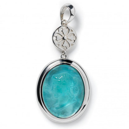 Blue Glass Ceres Pendant