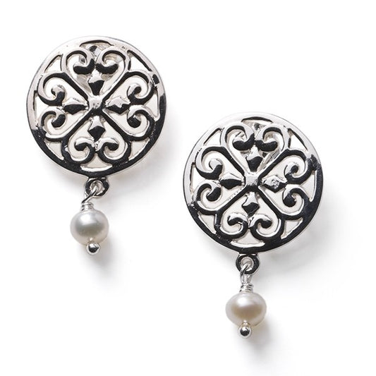 Southern Gates® Handwrought Scroll Stud Earrings