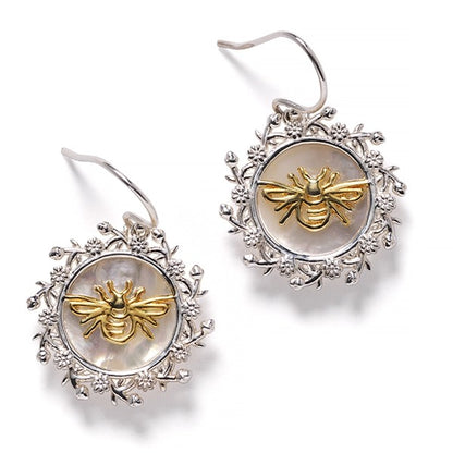 Southern Gates® Mother Of Pearl Bee Earrings