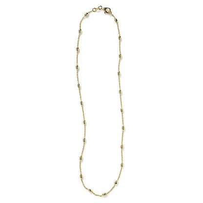Gold Plated Satellite Ricebead Chain