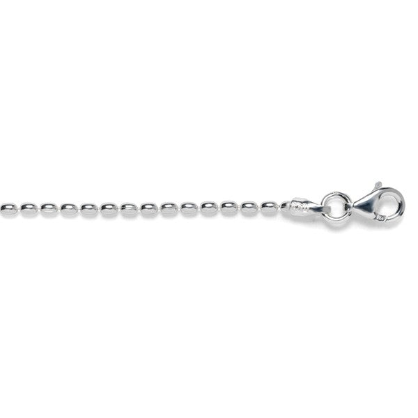 Sterling Silver 1.5mm Ricebead Chain