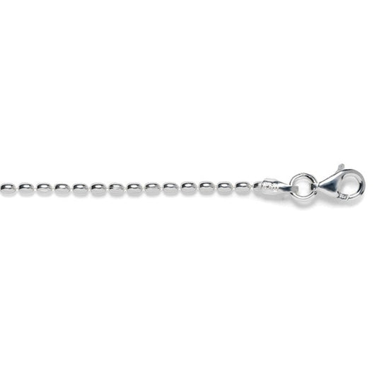 Sterling Silver 1.5mm Ricebead Chain