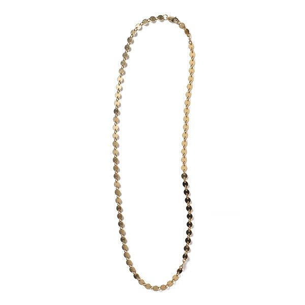 14k Gold Filled Flat Round Bar Chain