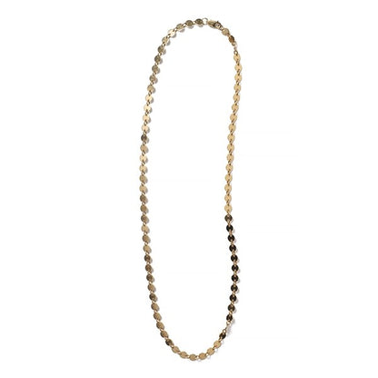 14k Gold Filled Flat Round Bar Chain