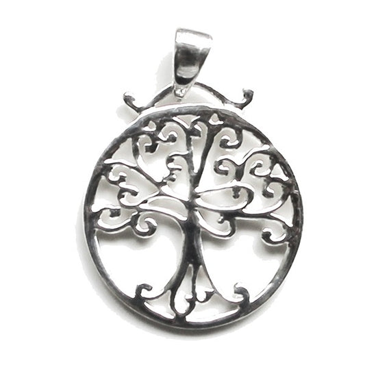 Southern Gates® Flat Round Oak Tree Pendant