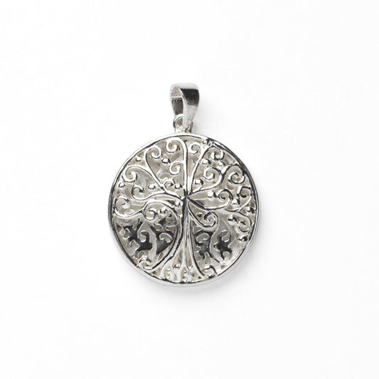 Southern Gates® Double Sided Cross and Oak Tree Pendant