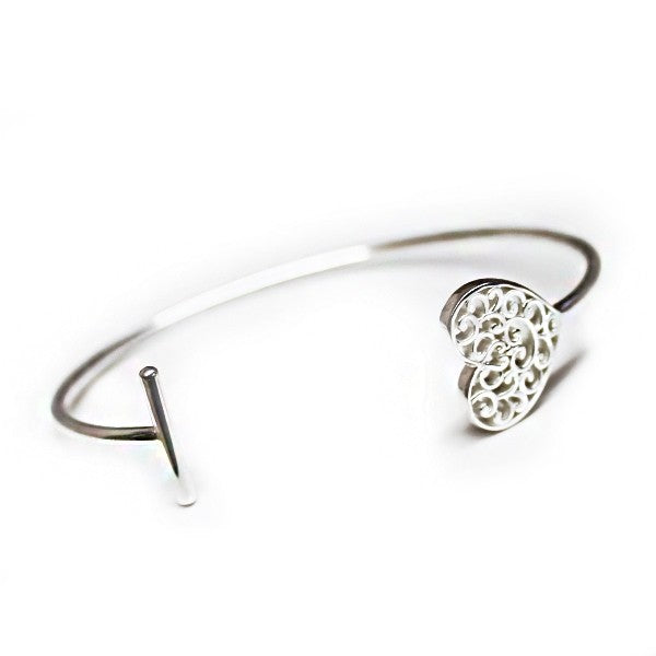 Southern Gates® Everlasting Heart Cuff Bracelet