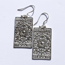 Load image into Gallery viewer, Beyond Southern Gates Terrace Rectangular Gate Earrings
