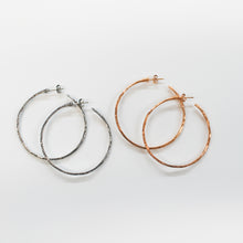 Load image into Gallery viewer, Nature Series &quot;Twig&quot; Hoops, Medium - Sample
