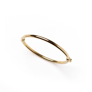 Beyond Southern Gates® Gold Plated Bangle with Side Clasp