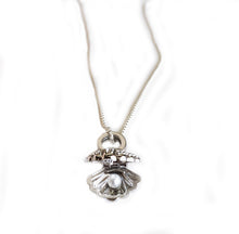 Load image into Gallery viewer, Beyond Southern Gates® Sterling Silver Seashell with Pearl Necklace
