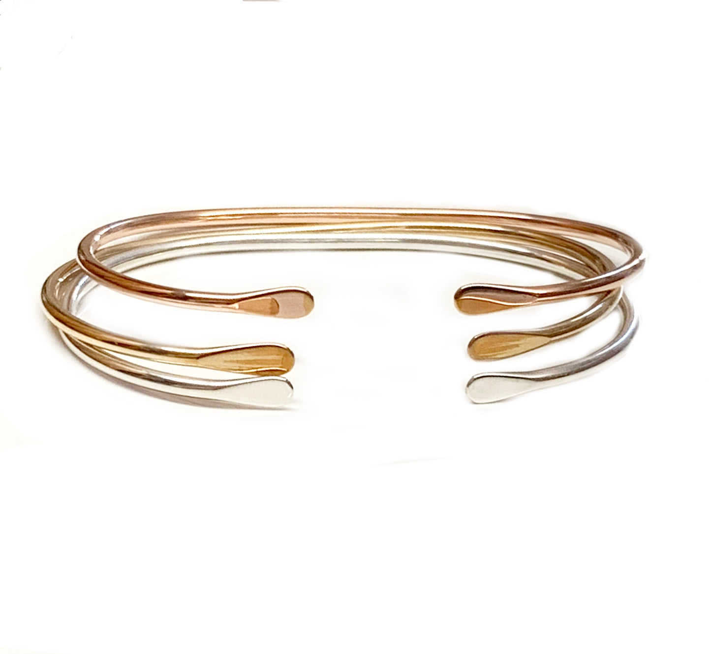 Cuff Bracelet with Flat Ends,  2MM-Retired
