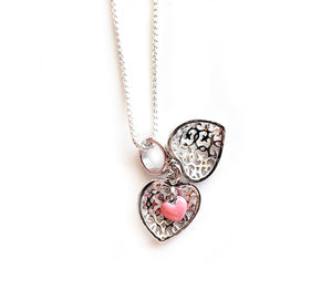 Beyond Southern Gates® Sterling Silver Filigree Heart Necklace