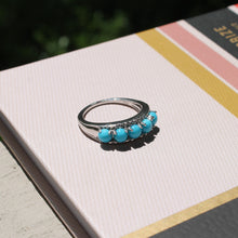 Load image into Gallery viewer, Cargo Sleeping Beauty Turquoise 5 Stone Ring
