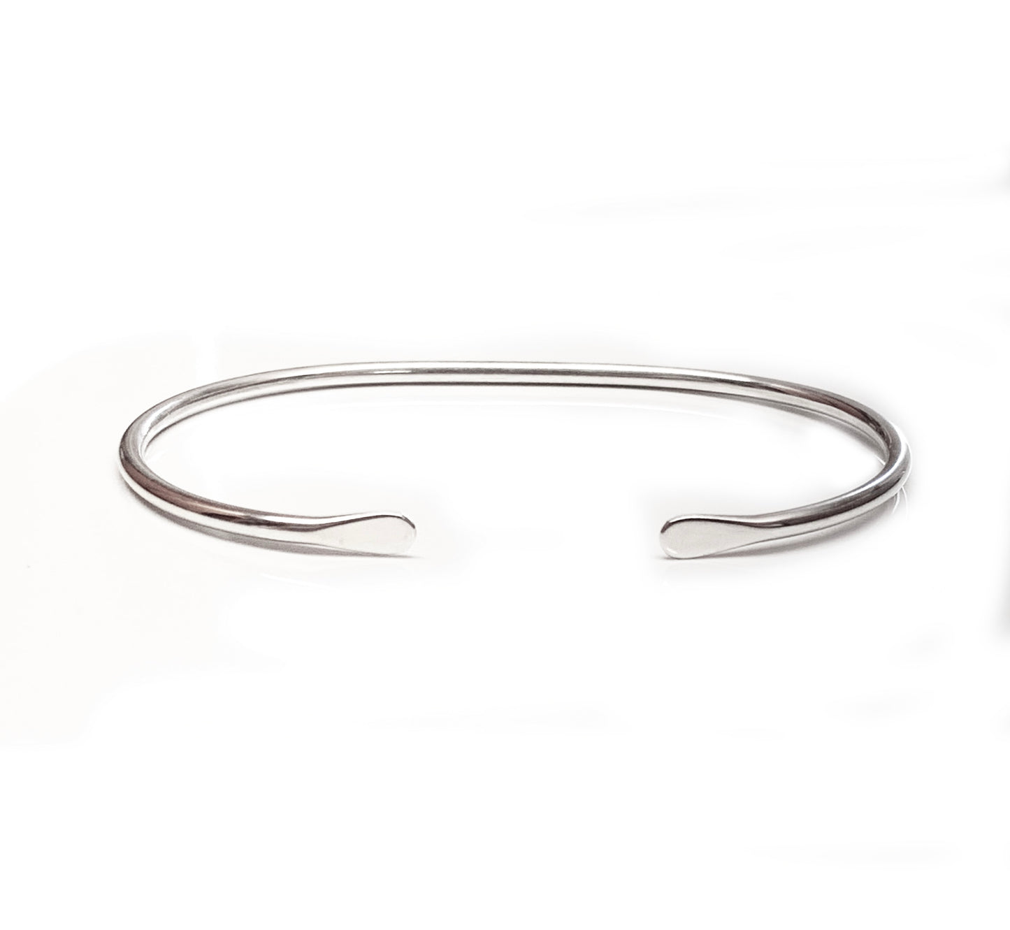 Cuff Bracelet with Flat Ends,  2MM-Retired