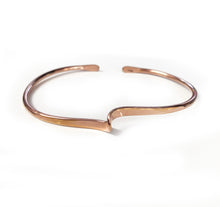 Load image into Gallery viewer, Beyond Southern Gates® Rose Gold Cuff Bracelet with Flat ends and Twisted Center
