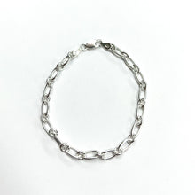 Load image into Gallery viewer, Beyond Southern Gates Contemporary Sterling Silver Oval Link Bracelet
