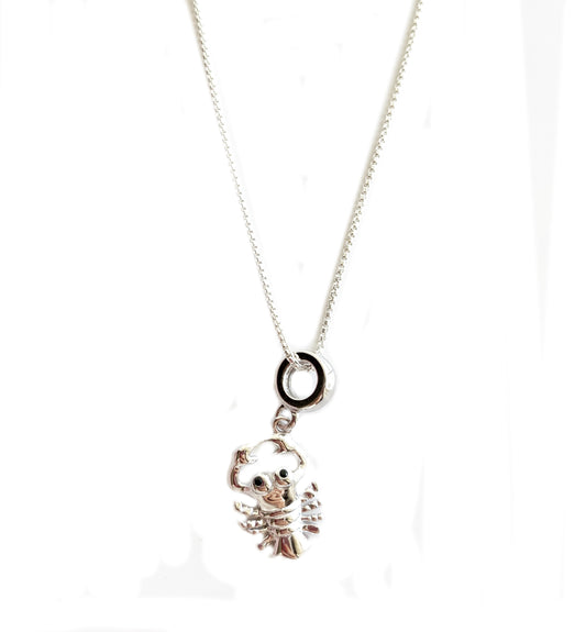 Beyond Southern Gates® Sterling Silver Crab Necklace