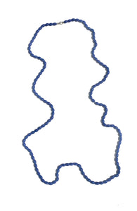 Rice Bead Chain with Color Coating - Royal Blue