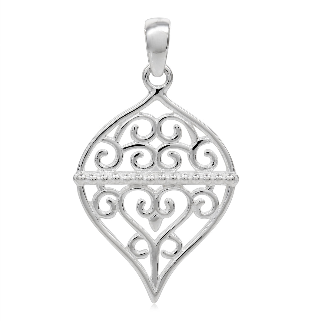 Beyond Southern Gates® Sterling Silver Holiday Ornament Pendant