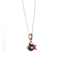 Load image into Gallery viewer, Beyond Southern Gates® Sterling Silver and Red Enamel Fish Necklace
