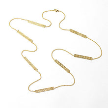 Load image into Gallery viewer, Beyond Southern Gates® Gold Plated Balcony Seven Station Necklace
