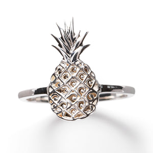 Beyond Southern Gates Silver Lowcountry Pineapple Ring