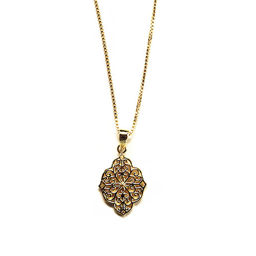 Beyond Southern Gates® Gold Plated Victoria Gate Necklace