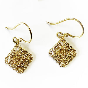 Beyond Southern Gates® Gold Plated Diane Gate Earrings