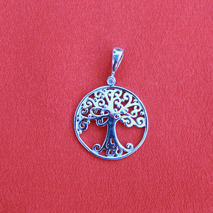 Beyond Southern Gates® Sterling Silver Tree of Life Pendant with Diamond